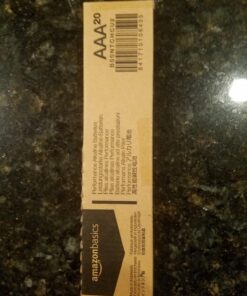 Amazon Basics 20-Pack AAA Alkaline High-Performance Batteries, 1.5 Volt, 10-Year Shelf Life 20 Count (Pack of 1) 46 71l65UtrrxL