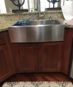 Kraus KHF200-30 Standart PRO Kitchen Stainless Steel Sink, 30 Inch Round Apron Single Bowl Rounded Apronfront 49 71l6PptqJYL