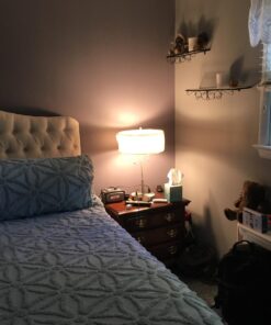 360 Lighting Nikola Modern Accent Table Lamp with Hotel Style USB and AC Power Outlet in Base 23.75" High Silver White Drum Shade for Living Room Desk Bedroom House Bedside Nightstand Home Silver - Single 8 71l6exnCQL