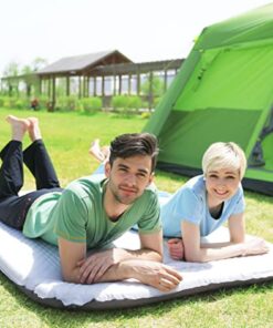 KingCamp Sleeping Pad for Camping Double Size Self Inflating Camping Mattress 11 R-Value Foam Pads 3"Thick 2 People Tent Traveling Family Hiking Outdoor Air Pad Light Grey Lightgrey 15 71l7KagiHrL