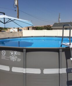 Intex 18ft X 52in Ultra Frame Pool Set with Sand Filter Pump, Ladder, Ground Cloth & Pool Cover 48 71l8XzxrX L 1