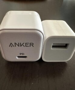 USB C Charger, Anker 2-Pack Fast Charger with Foldable Plug, PowerPort III 20W Cube Charger for iPhone 15/15 Plus/15 Pro/15 Pro Max/14, Galaxy, Pixel 4/3, iPad/iPad Mini, and More(Cable not Included) 2pack White 39 71l8jre0sDL