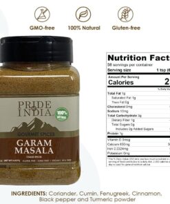 Alternative view of Pride of India - Garam Masala Ground – Warming Spice Blend for Variety of Dishes – Flavorful Mix for Curries and Pilafs – Easy to Use - 7 oz. Medium Dual Sifter Bottle – Ideal for Non-Veg & Veg Dishes 8 Ounce (Pack of 1)
