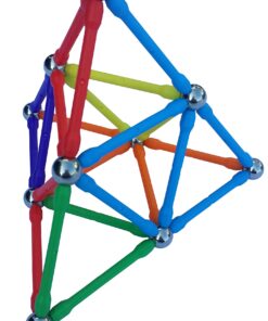 Magz Super 300 Magnetic Building Set consisting of 176 magnetized rods (2.3" Long) and 124 Nickel Plated Steel Balls (0.5" in Diameter) in a Wooden Box, Offered 13 71l9TqD5VhL