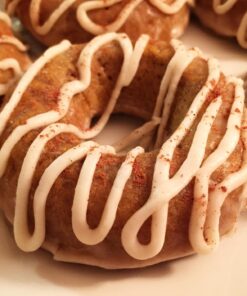 Wilton 6-Cavity Doughnut Baking Pan, Makes Individual Full-Sized 3 3/4" Donuts or Baked Treats, Non-Stick and Dishwasher Safe, Enjoy or Give as Gift, Metal (1 Pan) 1 Pack Wilton Nonstick 6-Cavity Donut Pan 37 71l9YPHc0tL