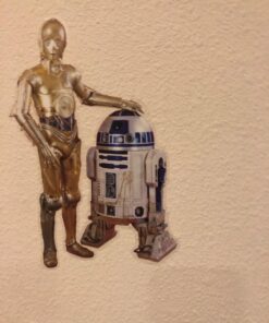 RoomMates RMK1586SCS Star Wars Classic Peel and Stick Wall Decals 1.5 " x 1.25 " to 9 " x 9 " 30 71lA9GqDd8L