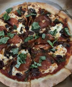 OUII Pizza Peel Aluminum Metal Pizza Paddle - 12 x 14 inch. Pizza Cutter Rocker 14'' Blade Pizza Spatula for Pizza Stone, Pizza Oven Accessories. Pastry, Dough, Bread Peel and Rocker Knife Pizza Tools 12" X 14" NON-PERFORATED 36 71lAPt6aNiL