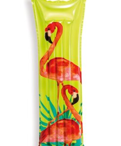 INTEX Inflatable Floating Fashion Mat: Durable Vinyl – 2 Air Chambers – 220lb Weight Capacity – Style May Vary – One Mat 12 71lAaTdYpkL