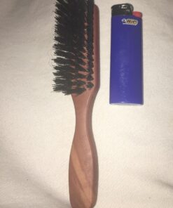 Beard Brush by ZilberHaar - Stiff Boar Bristles - Beard Grooming Brush for Men - Straightens and Promotes beard growth - Works with Beard Oil and Balm to Soften Beard – For beard kits - 6 inches long Brown 6 Inch (Pack of 1) 40 71lCzk M6kL