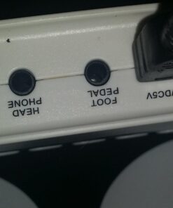 RockJam Portable Electronic Roll up Drum Kit with, Power Supply, Foot Pedals, Headphone Jack, and Drumsticks, inch (RJ758) No Built-In Speaker 17 71lD hhnHoL