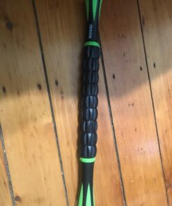Idson Muscle Roller Stick for Athletes- Body Massage Sticks Tools Massager for Relief Muscle Soreness,Cramping and Tightness,Help Legs and Back Recovery,Black Green Black Green 40 71lDEuJralL