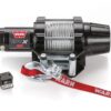 WARN 101035 VRX 35 Powersports Winch with Handlebar Mounted Switch and Steel Cable Wire Rope: 7/32" Diameter x 50' Length, 1.75 Ton (3,500 lb) Capacity Steel Rope 3,500 lbs.