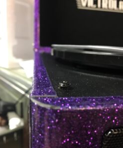 Victrola Vintage 3-Speed Bluetooth Portable Suitcase Record Player with Built-in Speakers | Upgraded Turntable Audio Sound|Purple Glitter, Model Number: VSC-550BT-GPR Purple Glitter 25 71lEFbqH9CL