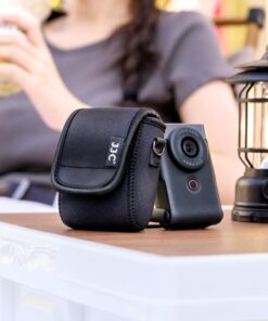 Powershot V10 Camera Case Pouch, Portable Carrying Case for Canon PowerShot V10 Camera, Canon V10 Protective Storage Belt Pouch Crossbody Bag with Shoulder Strap and Carabiner, Anti-Shock, Dust-Proof 11 71lESpyaFoL