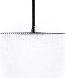 Hiendure™ 16 Inch Rainfall Square Stainless Steel Shower Head,Oil Rubbed Bronze 17 71lEnufvY1L