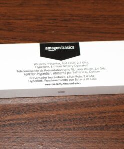 Amazon Basics Wireless Presenter, Red Laser, 2.4GHz, Hyperlink, Lithium Battery Operated 41 71lEq3MijTL