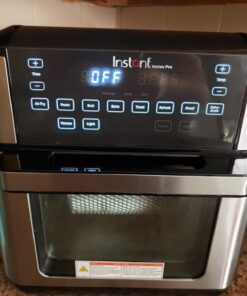 Instant Pot Vortex Pro Air Fryer, 10 Quart, 9-in-1 Rotisserie and Convection Oven, From the Makers of Instant Pot with EvenCrisp Technology, App With Over 100 Recipes, 1500W, Stainless Steel 10QT 57 71lEwaaAL9L