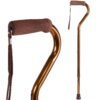 DMI Walking Cane and Walking Stick for Adult Men and Women, FSA Eligible, Lightweight,Ergonomic Hand Grip and Wrist Strap Bronze 1 18 71lFhAQlFpL