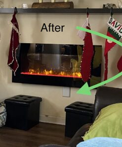 Sleek Socket - The Original & Patented Mounted TV Ultra-Thin Outlet Concealer with Cord Concealer Kit, 2 Outlet, 4-Foot Cord, Universal Size (No More Drilling Holes in Wall to Hide Mounted TV Cord) TV mount - single 38 71lFvA80PpL