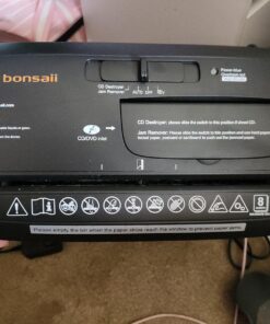 Bonsaii Paper Shredder for Home Use, 8-Sheet StripCut Home Office Shredder, CD/Credit Card Shredder Machine with Overheat Protection, 3.4 Gallons Wastebasket 8 Sheet (New) 35 71lFyjzMS1L