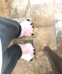 Wishpets Stuffed Animal - Soft Plush Toy for Kids - Furry Tiger Slippers 15 71lGDuTUbrL