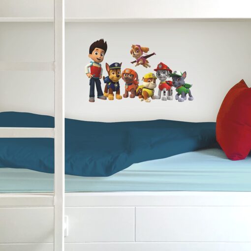 RoomMates RMK2640SCS Paw Patrol Peel and Stick Wall Decals 10 inch x 18 inch Paw Patrol & Friends