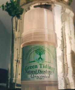 Green Tidings Natural & Unscented Deodorant | 1oz 1 | Pack Vegan, Organic Deodorant for Men and Women, Fragrance Free & Aluminum Free Deodorant, Underarm Antiperspirant 1.00 Ounce (Pack of 1) 29 71lGgiHX1NL