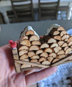 Department 56 Accessories for Villages Natural Wood Log Pile Accessory Figurine 3 Inch 7 71lGqi24pcL