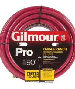 Gilmour Farm & Ranch Hose 5/8 Inch x 90 Feet, Red (829901-1001) 14 71lH2zEZgQL