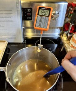 ThermoPro TP510 Waterproof Digital Candy Thermometer with Pot Clip, 8" Long Probe Instant Read Food Cooking Meat Thermometer for Grilling Smoker BBQ Deep Fry Oil Thermometer 28 71lHZ8hNP8L