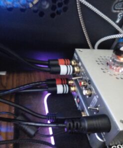 Monoprice 1.5ft Premium 2 RCA Plug/2 RCA Plug M/M 22AWG Cable - Black 18 71lHfhGPqtL