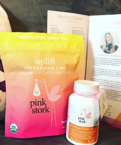 Pink Stork Postpartum Uplift Tea: Hormone Balance for Women After Pregnancy, Chamomile Tea with Red Raspberry Leaf for Postpartum Recovery and Mood Support - Caffeine-Free, 15 Sachets 25 71lHlHi0GCL