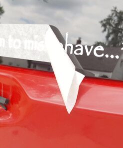 I Aim to Misbehave Quote Sticker Decal Notebook Car Laptop 8" x 1" (White) 24 71lHtLKFEsL