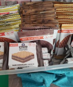 Rip Van WAFELS Dutch Caramel & Vanilla Stroopwafels, Healthy Non GMO, Low Calorie / Sugar Office Snacks, Keto Friendly, (3g), 12 Count (Packaging May Vary) 1.16 Ounce (Pack of 12) 48 71lHynzW2YL 1