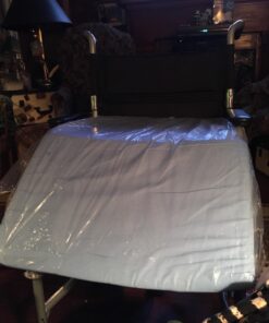 DMI Ortho Bed Wedge Elevated Leg Pillow, Supportive Foam Wedge Pillow for Elevating Legs, Improved Circulataion, Reducing Back Pain, Post Surgery and Injury, Recovery, Blue 8" x 20" x 24" 8 Inch 38 71lI6icq4kL