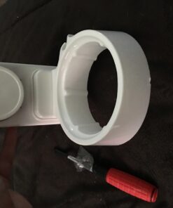 theBathMart Hair Dryer Mount Holder Rack, Wall Mount Bathroom Blow-Dryer Organizer Storage with Rotate & Lock Suction Cup 32 71lIGAzbKSL