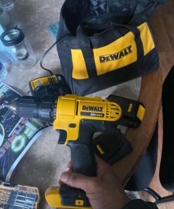 DEWALT 20V Max Cordless Drill / Driver Kit, Compact, 1/2-Inch (DCD771C2), Dewalt Yellow Compact Drill/Driver 64 71lJc8zJDAL