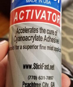 Stick Fast Aerosol Activator Multipurpose Adhesive Spray, Clear, 7.5 Ounces 7.5 oz 17 71lJjrkM LL