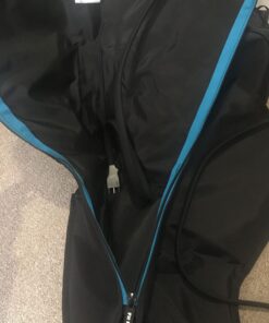 FIT KING Leg Massager with Heat - Upgraded Leg Compression Massager for Circulation and Pain Relief, FSA HSA Approved Foot and Leg Massager Compression Boot for Edema, Relax Recover - Gift for Dad Mom Classis Black With Blue 1 Pair (2PCS) 63 71lK2Xu WL