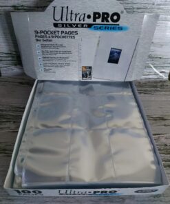 Ultra Pro 9 Pocket Pages Silver Series 100 Pages of Card Sleeves for Trading, Baseball Card Binder, Pokemon and Baseball Card Sleeves Single 45 71lKAHvWphL