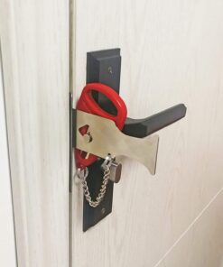 Alternative view of Portable Door Lock Replacement for Addalock Compatible with Travel Lock, AirBNB Lock, School Lockdown Lock and Security Home Apartment Living Hotel Motel (Portable Door Lock)
