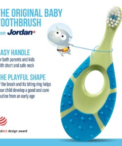Jordan* ® | Step 1 Baby Toothbrush | 0-2 Years, Soft Bristles, BPA Free | 4 Pack 26 71lKWsTWNIL