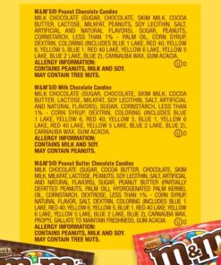 M&M'S Peanut, Peanut Butter & Milk Chocolate Variety Pack Full Size Milk Chocolate Candy Assortment, 30.58 oz 18 ct Original Version 17 71lM4 hl7L