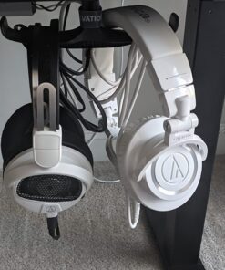 Elevation Lab The Anchor Pro - Extra Strong Under-Desk Headphone Stand Mount with Built-in Cord Management 82 71lM4LqlML