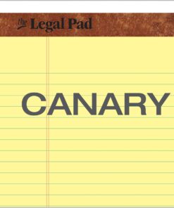 TOPS 8.5 x 11 Legal Pads, 12 Pack, The Legal Pad Brand, Wide Ruled, Yellow Paper, 50 Sheets Per Writing Pad, Made in the USA (7532) 20 71lM9IzJcNL