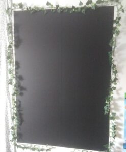 Kassa X-Large Chalkboard Wallpaper - Clear | 1.4ft x 6.5ft Adhesive Paper Roll | Includes 3 Markers & Eraser Cloth | Peel & Stick on a Wall, Table & Desk | Ideal for Use at Home, School, Office & More Black 42 71lMZZDR0fL