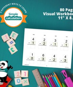 Channie’s Neat Numbers Visual Workbook 80 Pages 11x8.5 inch Pre-K -K Summer School, Summer Bridge 12 71lMbcTefjL