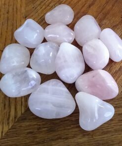 Crystal Allies Materials: 1lb Bulk Tumbled Pink Rose Quartz Stones from Brazil - Large 1" Natural Polished Gemstone Supplies for Wicca, Reiki, and Energy Crystal HealingWholesale Lot 1 LB 18 71lNXhDo9wL