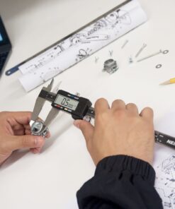 NEIKO 01407A Electronic Digital Caliper | 0-6 Inches | Stainless Steel Construction with Large LCD Screen | Quick Change Button for Inch/Fraction/Millimeter Conversions 6 Inch 31 71lNZV0sYtL