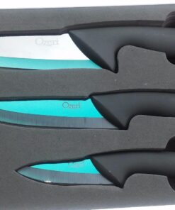 Ozeri Elite Chef Black 3-Piece Ceramic Knife Set 3-Piece Set 59 71lNrAOZkwL
